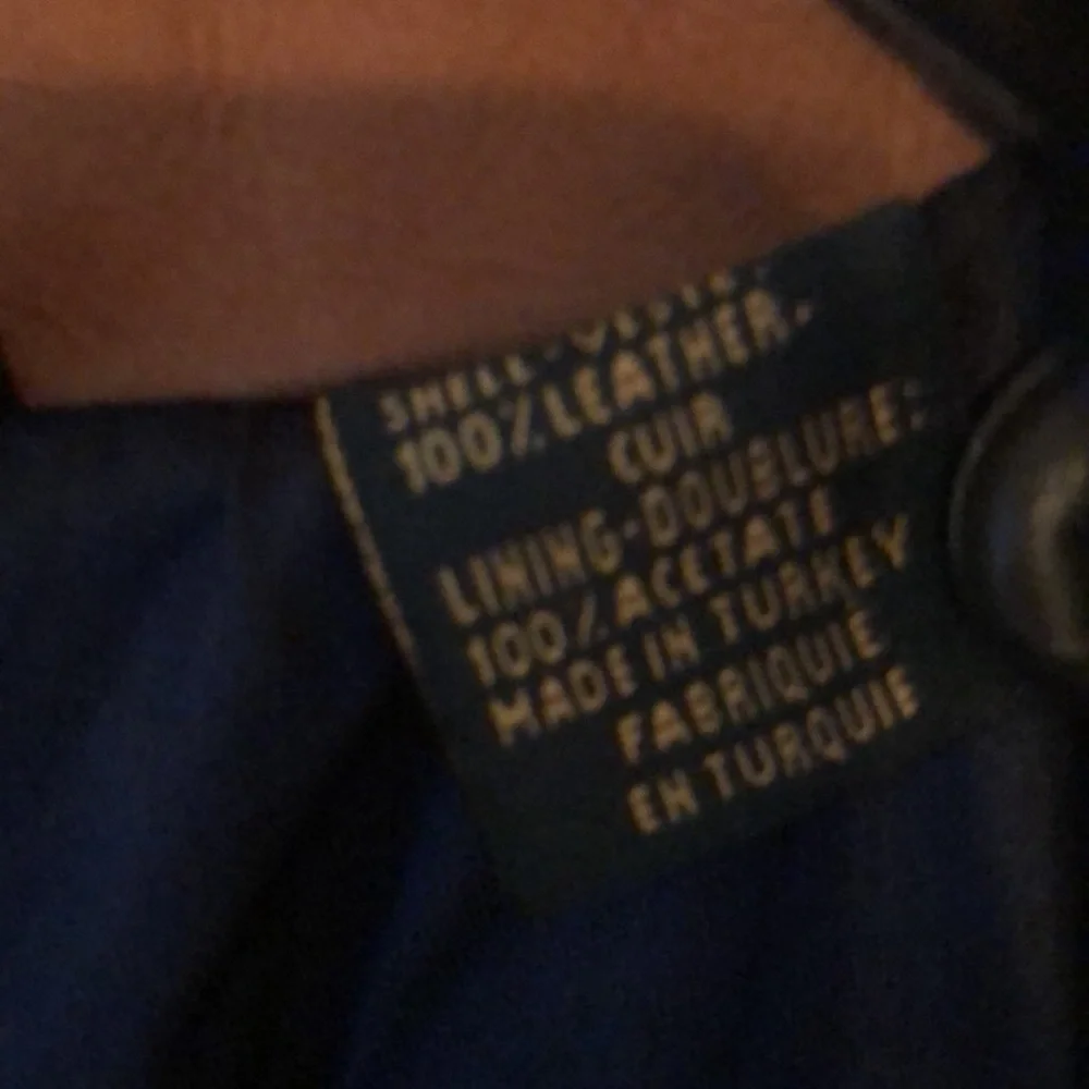 Men’s fall brown VTG Bobby Jones Y2k collection golf leather jacket - Picture 17 of 17